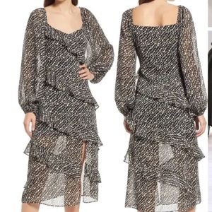 Floret Studios Layered Midi Dress - Size Medium